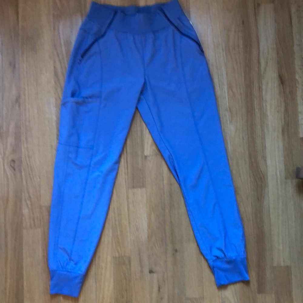Cherokee Infinity Ceil Blue Women’s Jogger Scrub Pants Size XS